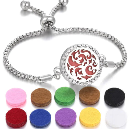 Essential Oil Diffuser Locket Bracelet