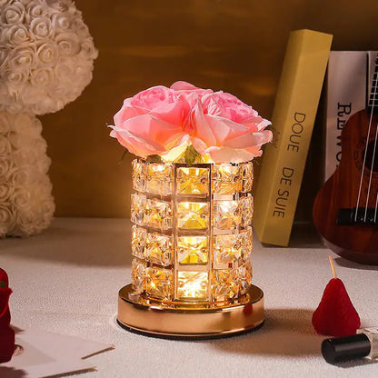 Rose Glow Aromatherapy Diffuser Lamp